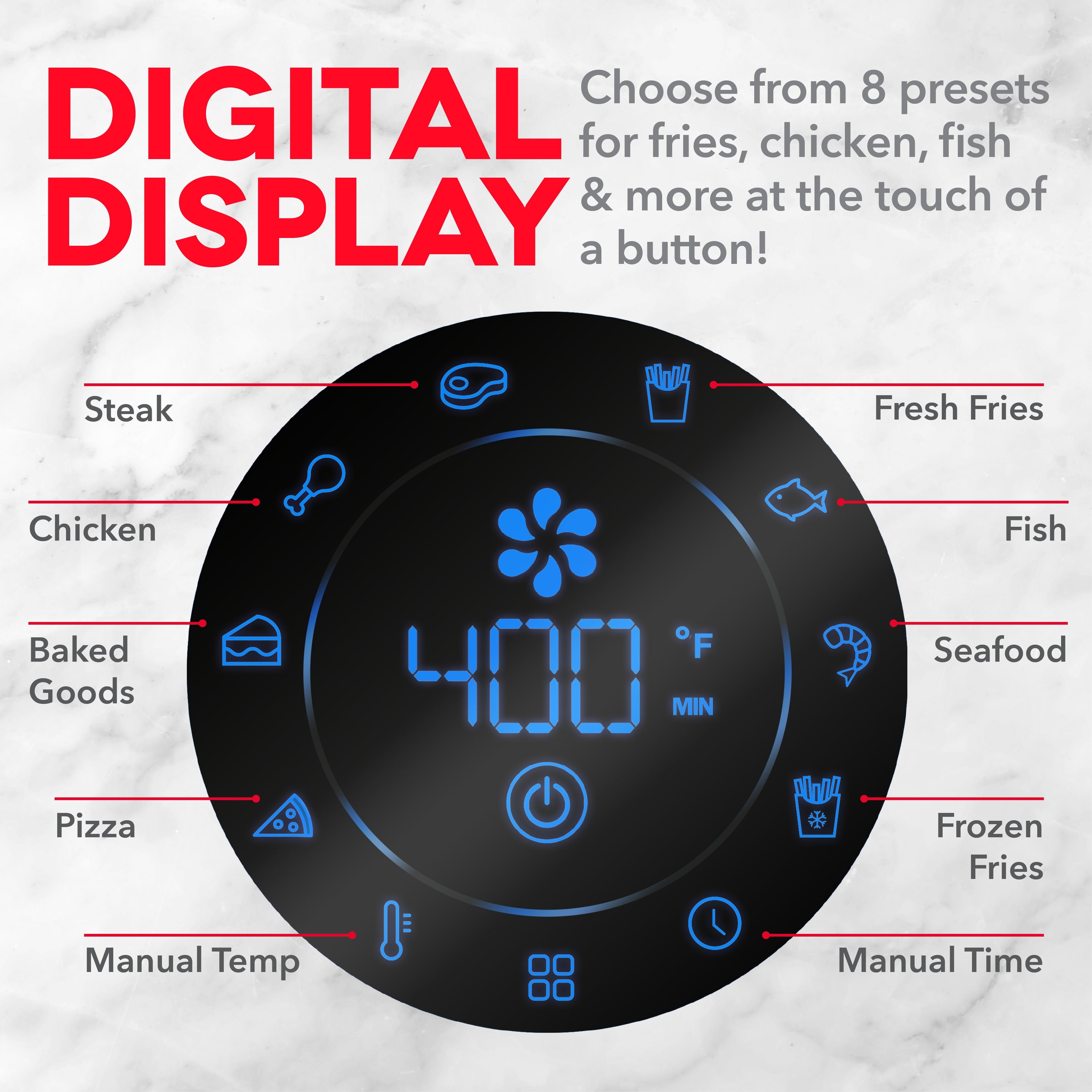 Aircrisp Pro Digital Air Fryer 3Qt.