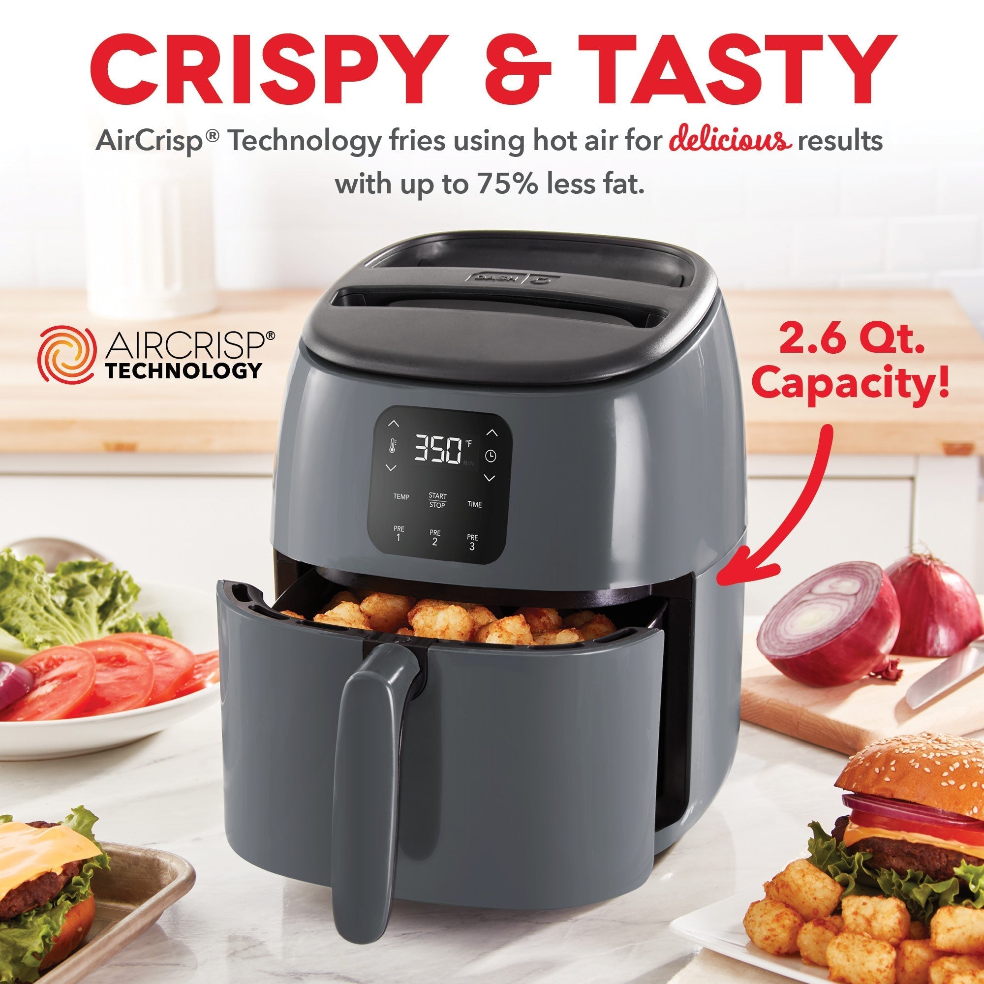 Digital Tasti-Crisp Air Fryer 2.6QT