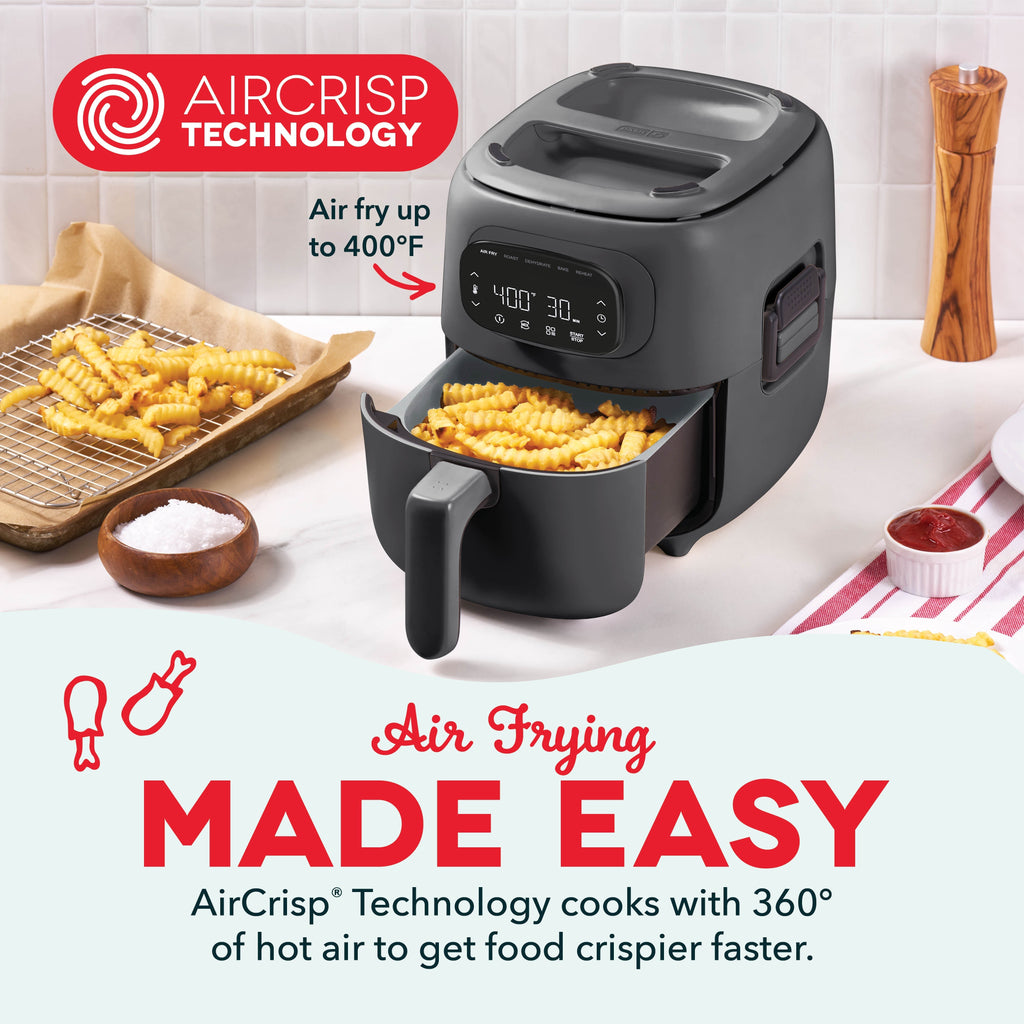 Flip & Fry Digital 2-in-1 Grill + Air Fryer