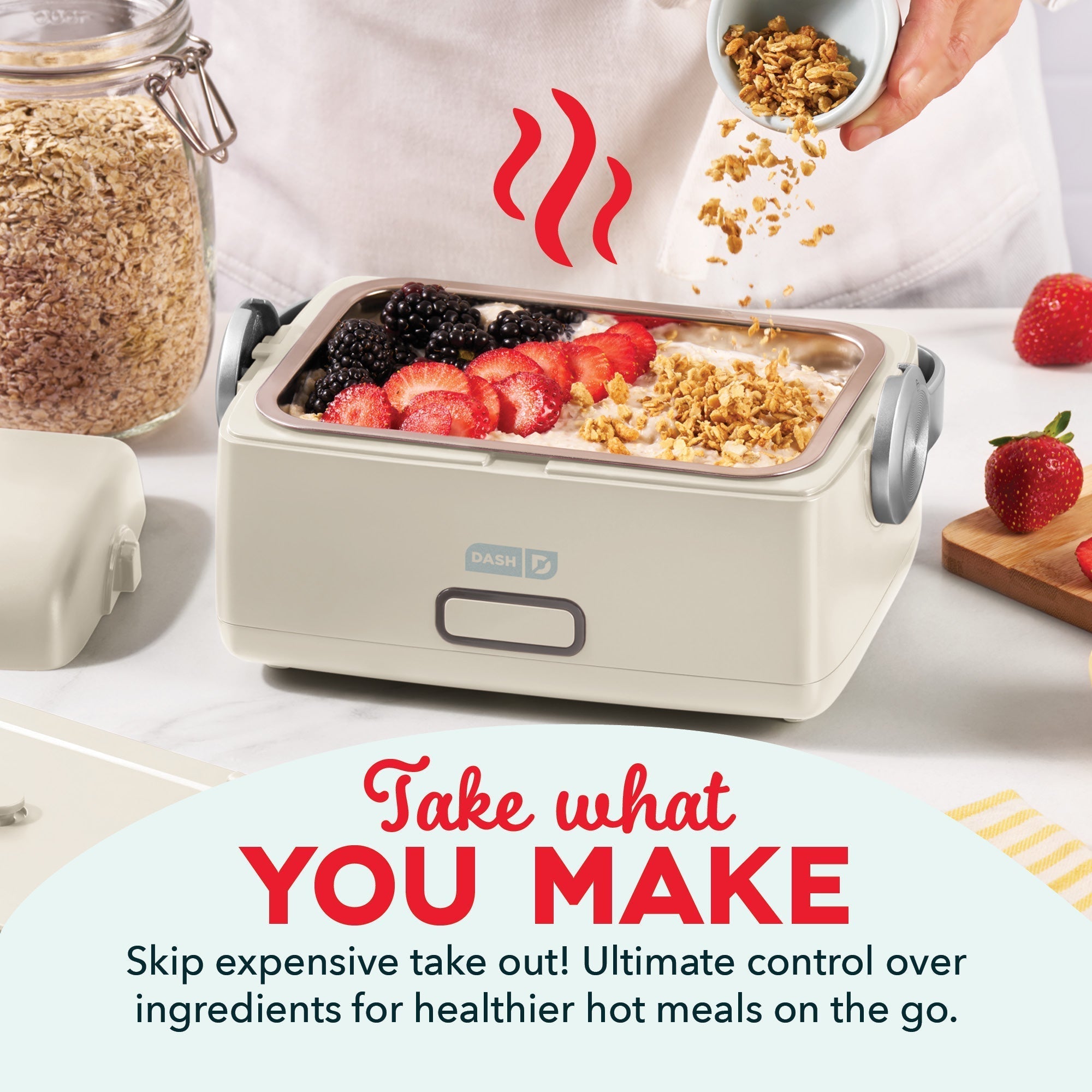 Hot2Go Electric Lunchbox (30 Ounce + Utensils)