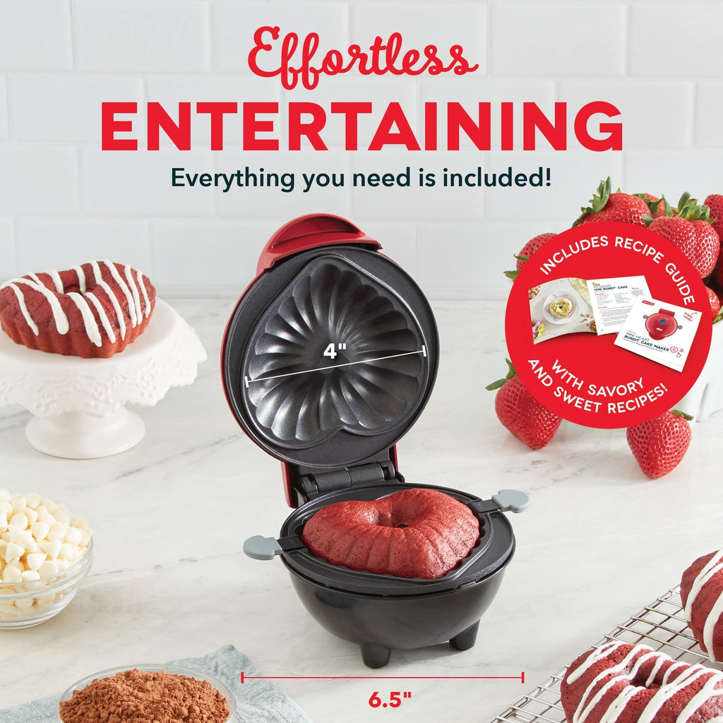 Mini Heart Bundt Cake Maker