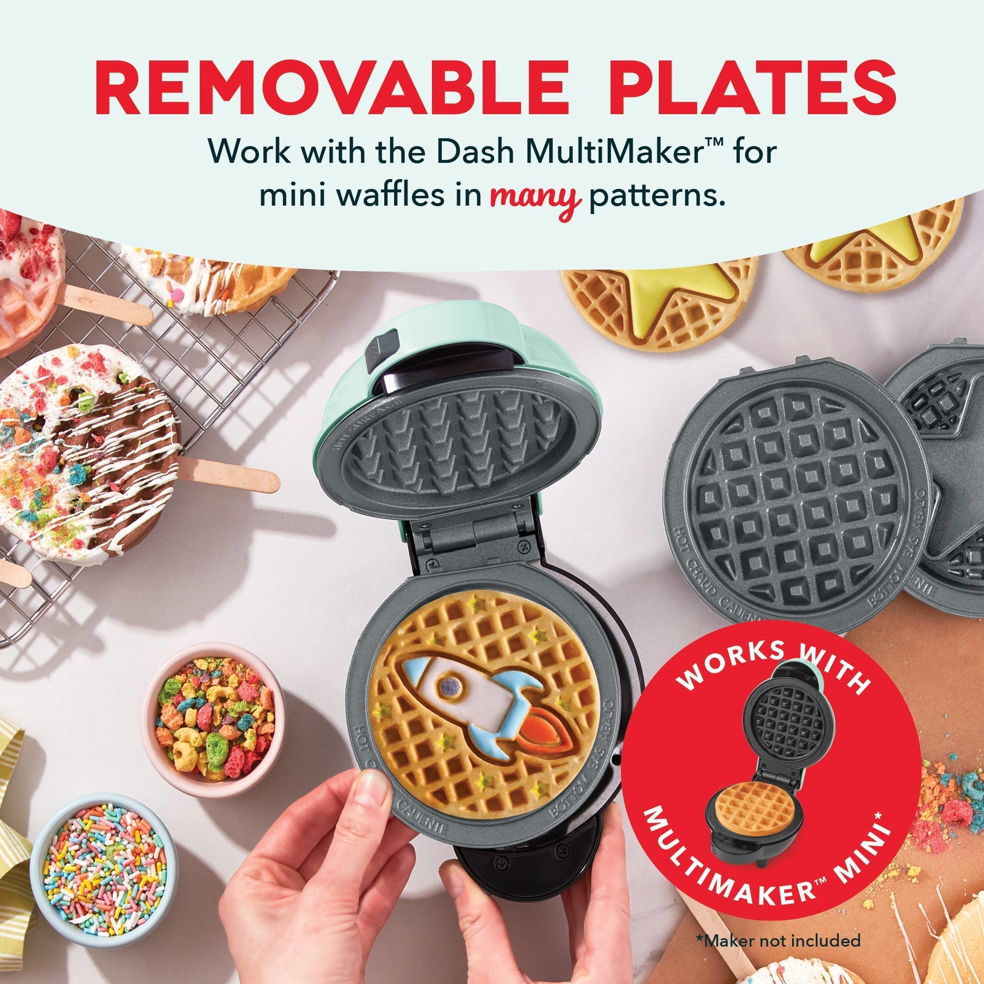 MultiMaker Mini System: Removable Plate Sets