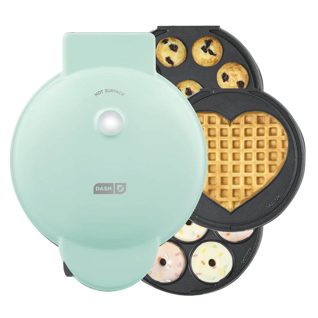 MultiMaker Treat Maker System: Mini Donut, Mini Cupcake, Heart Waffle