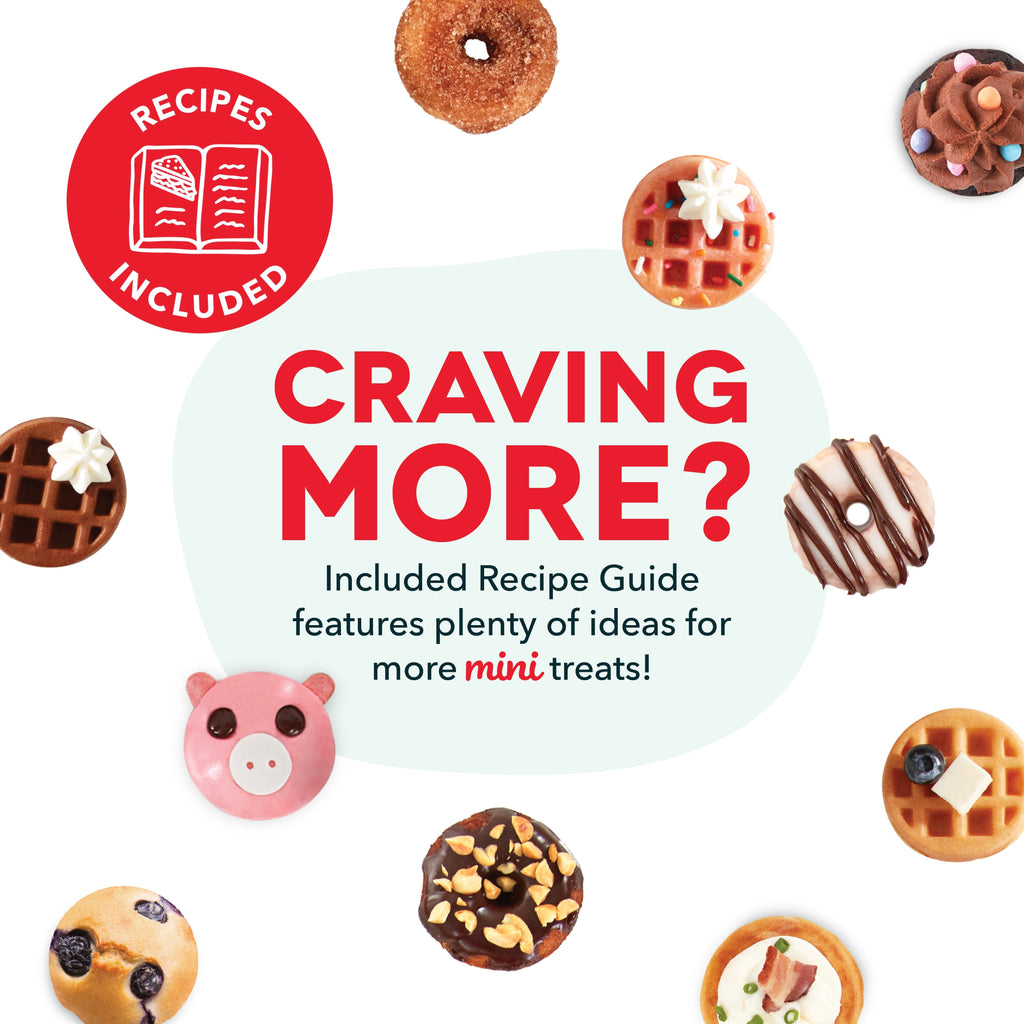 MultiMaker Treat Maker System: Waffle Bite, Mini Donut, Mini Cupcake