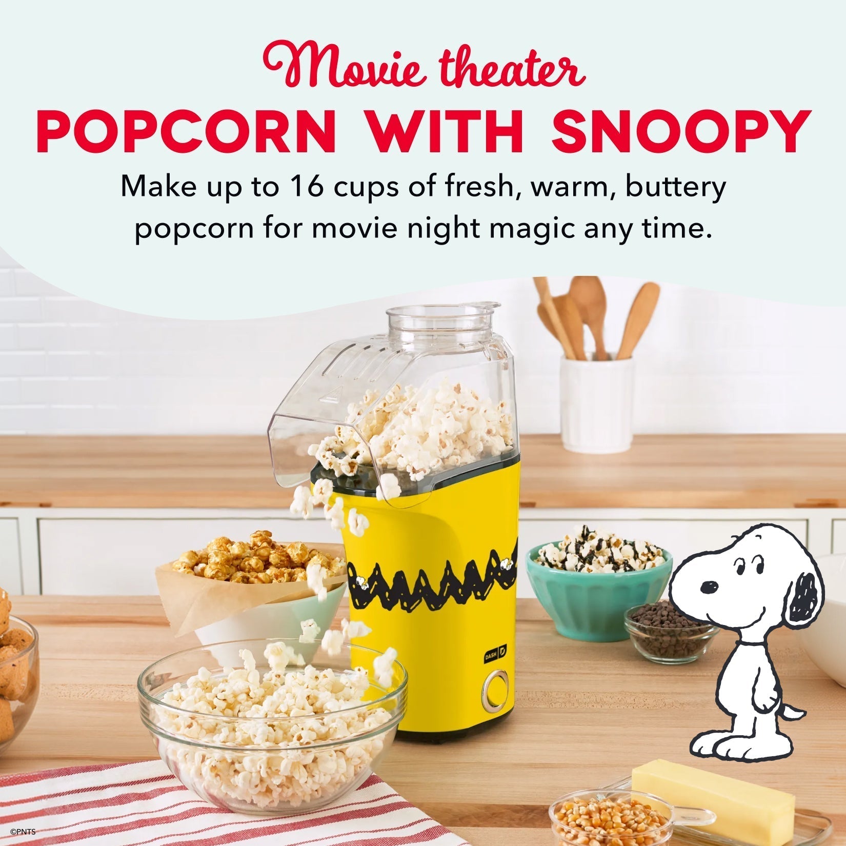 Peanuts Fresh Pop Popcorn Maker