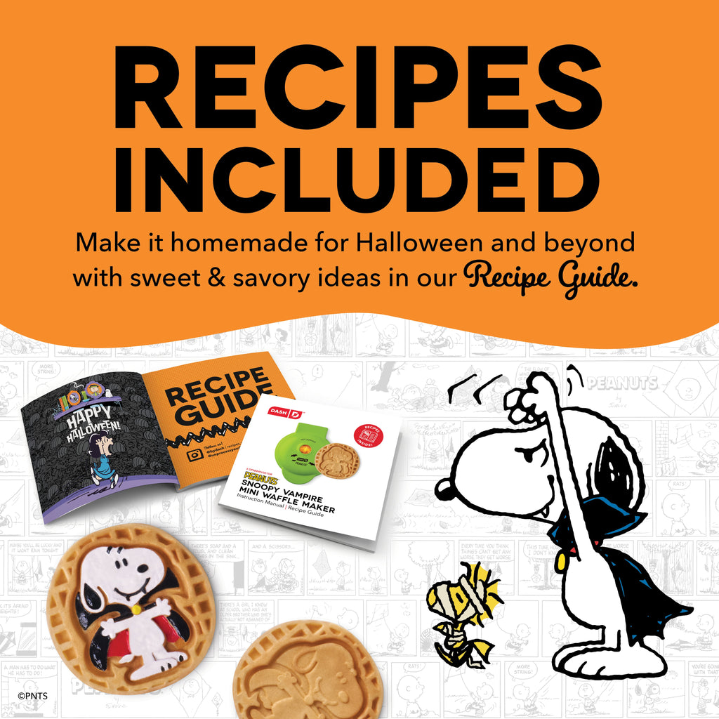 Snoopy Vampire Mini Waffle Maker